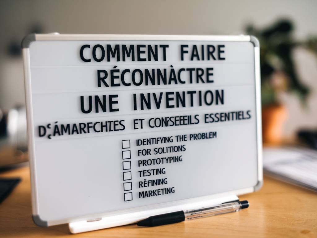 Comment faire reconnaître une invention : démarches et conseils essentiels